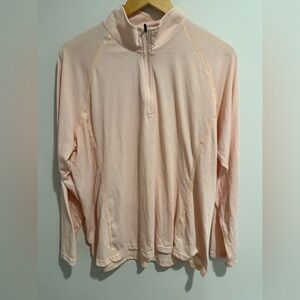 ORVIS DRI RELEASE CASTING LONG SLEEVE 1/4-ZIP PEACH SIZE XL